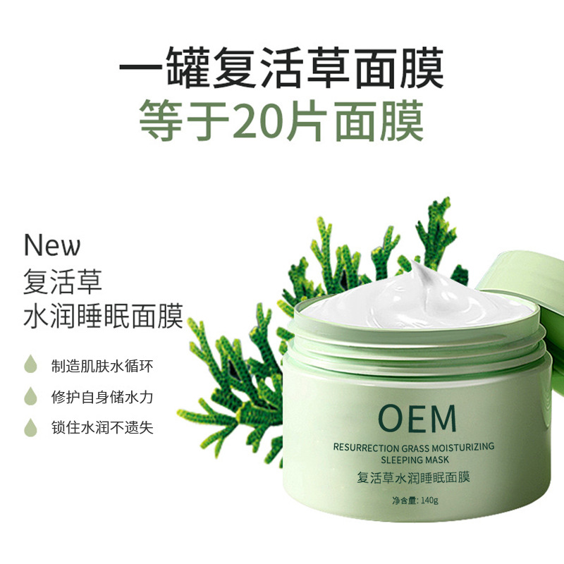 香港_复活草睡眠面膜OEM